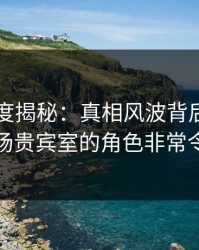 91网深度揭秘：真相风波背后，神秘人在机场贵宾室的角色非常令人意外