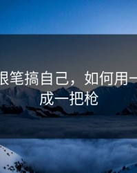 如何一根笔搞自己，如何用一根笔造成一把枪